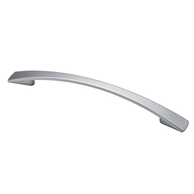 Furniture Handle, ◘──◘ 128 mm, 170 x 14 x 22 mm, die-cast zinc, aluminium look