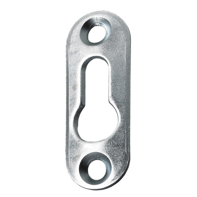 Suspension universelle pour vis à tête bombé, 42 x 15 x 2 mm, Acier, zingué