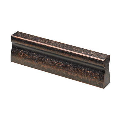 Furniture Handle, ◘──◘ 64 mm, 78 x 10 x 23 mm, aluminium, burnished, copper look