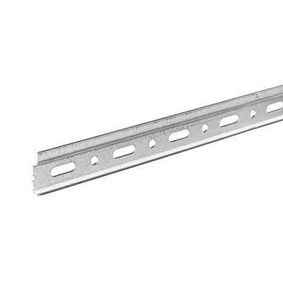 Suspension rails for cabinet suspension bracket, 1000 x 29 x 6,5 x 2 mm, steel, galvanised
