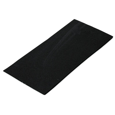 Pads antidérapants autocollants et tampons de protection à découper, carré, 120 x 240 x 2 mm, éthylène-acétate de vinyle, noir
