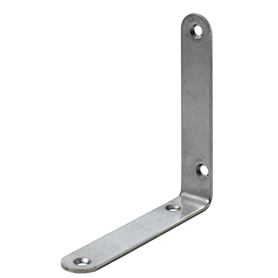 Équerre de chaise, 15 x 100 x 100 x 1,5 mm, Inox, mat