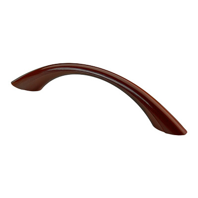 Furniture Handle, ◘──◘ 96 mm, 12 x 134 x 30 mm, plastic, brown