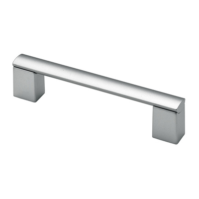 Furniture Handle, ◘──◘ 128 mm, 137 x 16 x 34 mm, aluminium, anodised