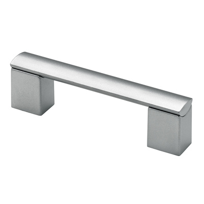 Furniture Handle, ◘──◘ 96 mm, 105 x 16 x 34 mm, aluminium, anodised