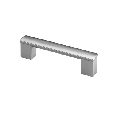 Furniture Handle, ◘──◘ 96 mm, 116 x 18 x 29 mm, plastic, aluminium look