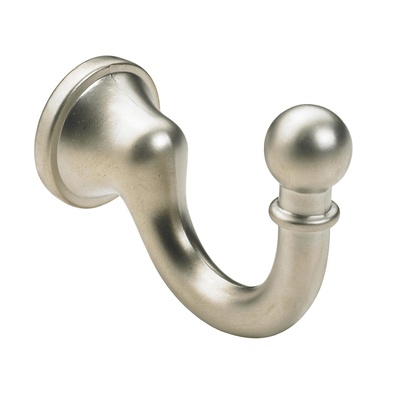 Decorative hook, 20 x 36 x 43 mm, die-cast zinc nickel plated
