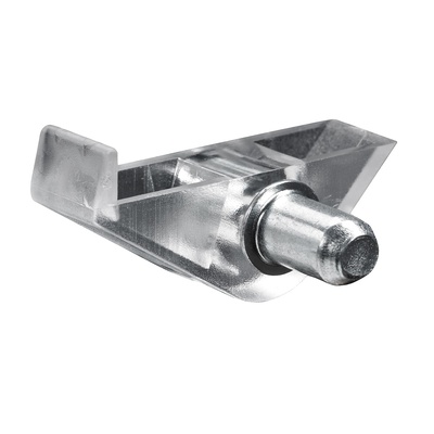 Fachbodensicherung, Ø 5 x 9,5 x 26 x 7 mm, Kunststoff, transparent