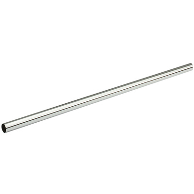 Wardrobe tube, round, Ø 19 x 1000 mm, steel chrome plated