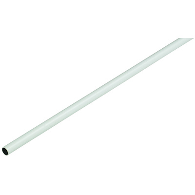 Wardrobe tube, round, Ø 19 x 1000 mm, steel white