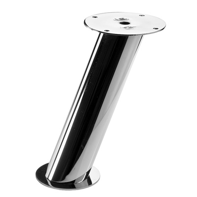 Consoles pour constructions de comptoir sur plan de travail, Rond, 165 x Ø 40 mm, Acier, chromé