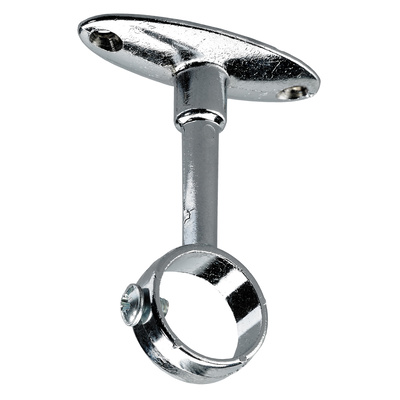 Traverses mitoyennes du tube de penderie, avec vis de fixation, Ø 20 mm, Zamak chromé