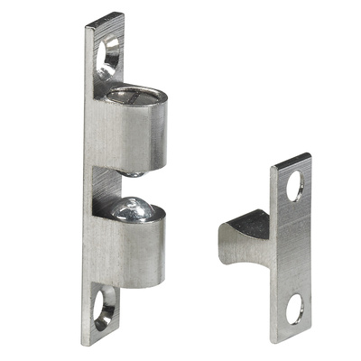 Kugelschnäpper 42 mm, Messing, vernickelt