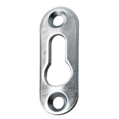 Suspension universelle pour vis à tête bombé, 42 x 15 x 2 mm, Acier, zingué