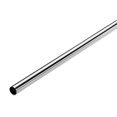 Wardrobe tube, round, Ø 19 x 2000 mm, steel chrome plated