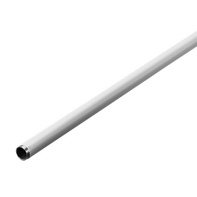 Wardrobe tube, round, Ø 19 x 2000 mm, steel white