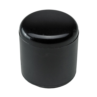 Capuchons pour pieds pour tubes ronds, Ø 16 mm, Plastique, noir