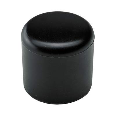 Capuchons pour pieds pour tubes ronds, Ø 22 mm, Plastique, noir
