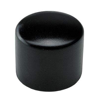 Capuchons pour pieds pour tubes ronds, Ø 25 mm, Plastique, noir