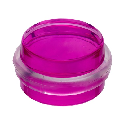 Self adhesive door stop, Ø 34/38 mm, plastic, pink