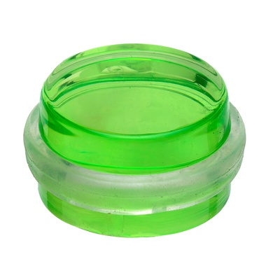 Self adhesive door stop, Ø 34/38 mm, plastic, green
