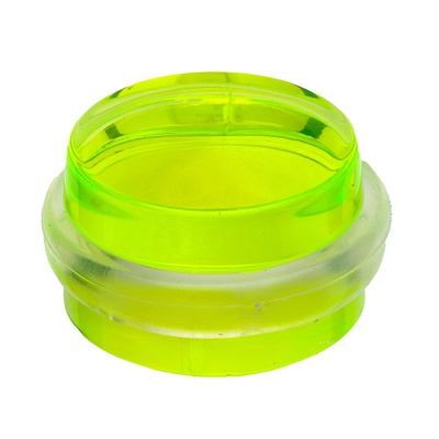 Self adhesive door stop, Ø 34/38 mm, plastic, yellow