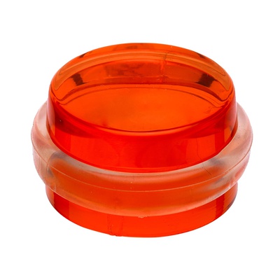 Self adhesive door stop, Ø 34/38 mm, plastic, orange