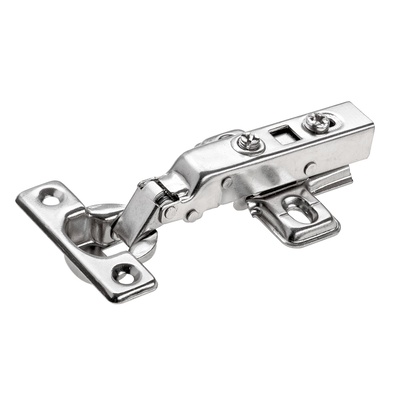 Mini-concealed hinge with clip on assembly with integrated Silent System, For overlay doors