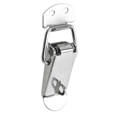Fermeture de caisse, Peutêtre fermé à clé, 68 x 30 mm, Inox