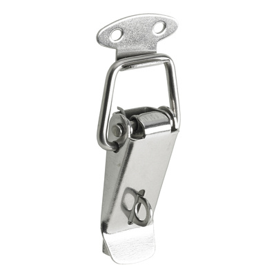 Fermeture de caisse, Peutêtre fermé à clé, 60 x 25 mm, Inox