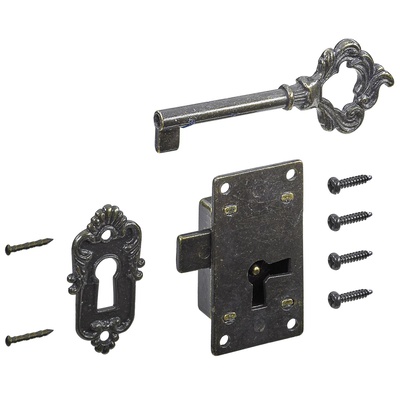 Ornamental screw-on lock