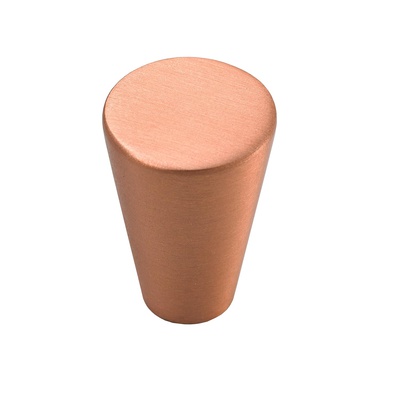 Furniture knob, Ø 28 x 28 mm, die-cast zinc, copper look