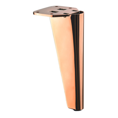 Pied de meuble Megina, 180 mm, Acier, aspect cuivre