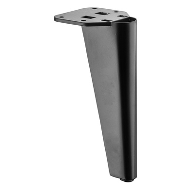 Pied de meuble Megina, 180 mm, Acier, noir