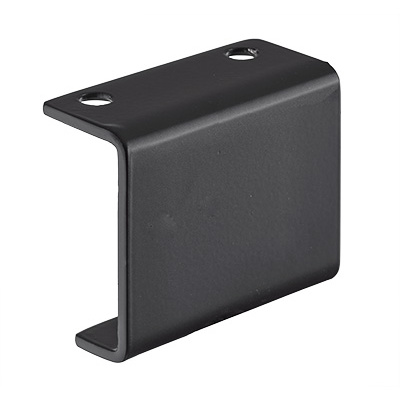 Pied de meuble, 70 x 90 x 43 mm, Acier, noir