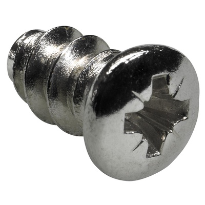 Euro-Schraube, Ø 6,3 x 11 mm, Stahl, vernickelt