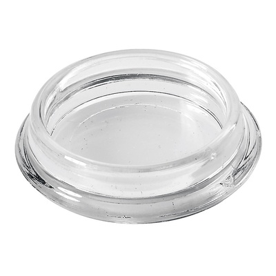 Möbeluntersetzer, rund, Ø 30 / 42 mm, Kunststoff, transparent