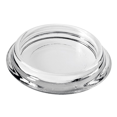 Möbeluntersetzer, rund, Ø 40 / 40 mm, Kunststoff, transparent