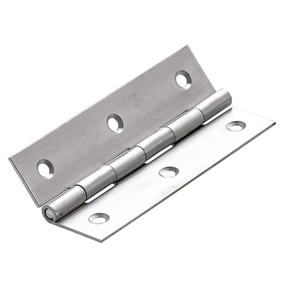 Charnière étroite, 100 x 50 x 1,4 mm, Inox, mat