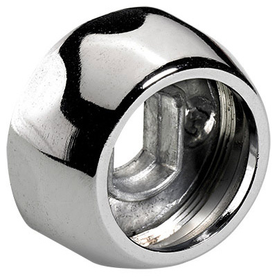 Pour tubes de penderie ronds, Ø 25 mm, Zamak chromé