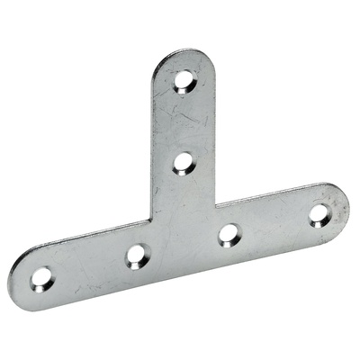Raccord T, 15 x 80 x 55 x 1,5 mm, Acier, zingué