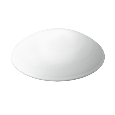 Tampons muraux à visser ou à coller, Ø 60 x 15 mm, Plastique, blanc