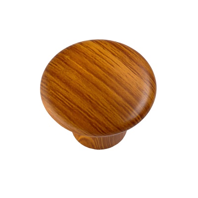 Bouton de meuble, Plastique, aspect chêne