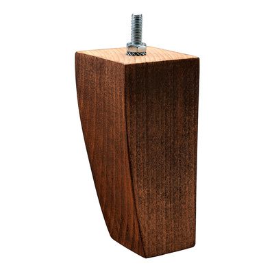 Pied de meuble „Harmonia“, 150 x 35 x 60 mm, M8, Hêtre, brun