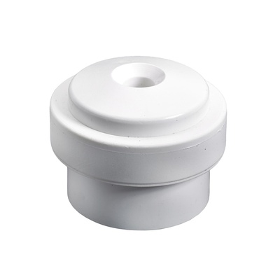 Butoir à visser, Ø 29/35 x 30 mm, Plastique, blanc