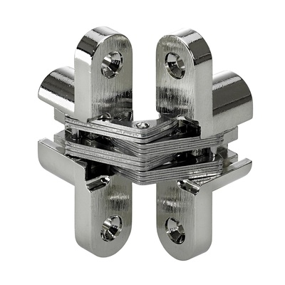 Intake hinge, 94 x 19 x 26,5 mm, die-cast zinc, nickel plated