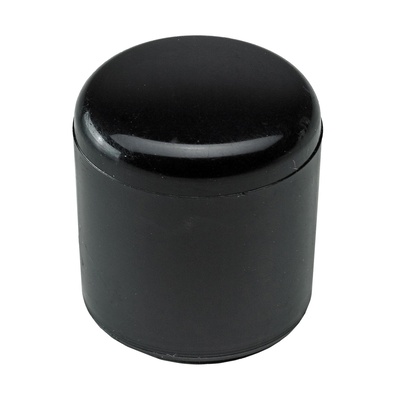 Capuchons pour pieds pour tubes ronds, Ø 16 mm, Plastique, noir