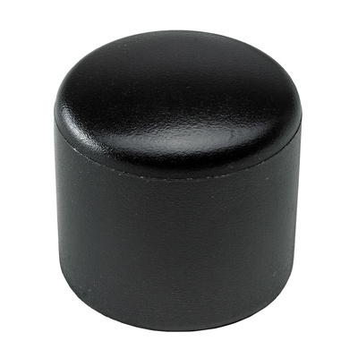 Capuchons pour pieds pour tubes ronds, Ø 20 mm, Plastique, noir
