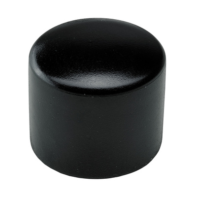 Capuchons pour pieds pour tubes ronds, Ø 25 mm, Plastique, noir