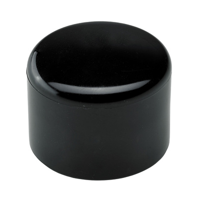 Capuchons pour pieds pour tubes ronds, Ø 30 mm, Plastique, noir